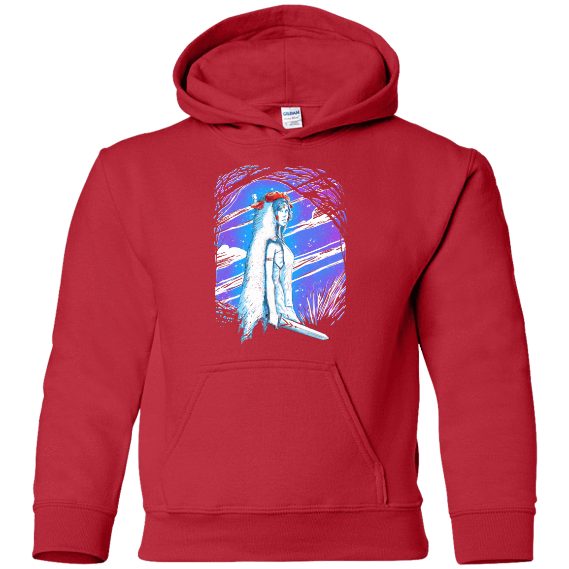 Sweatshirts Red / YS Warrior Princess Youth Hoodie