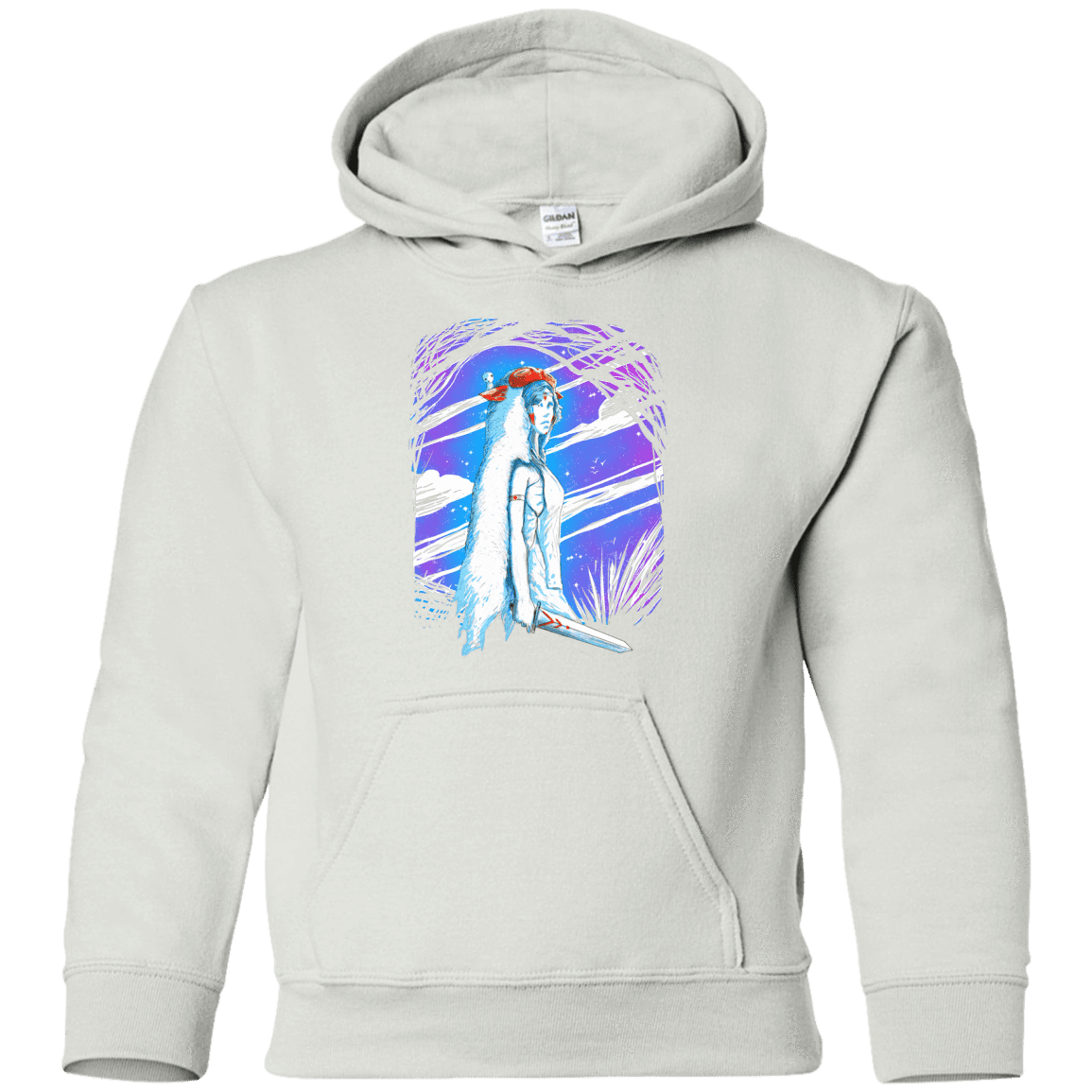 Sweatshirts White / YS Warrior Princess Youth Hoodie