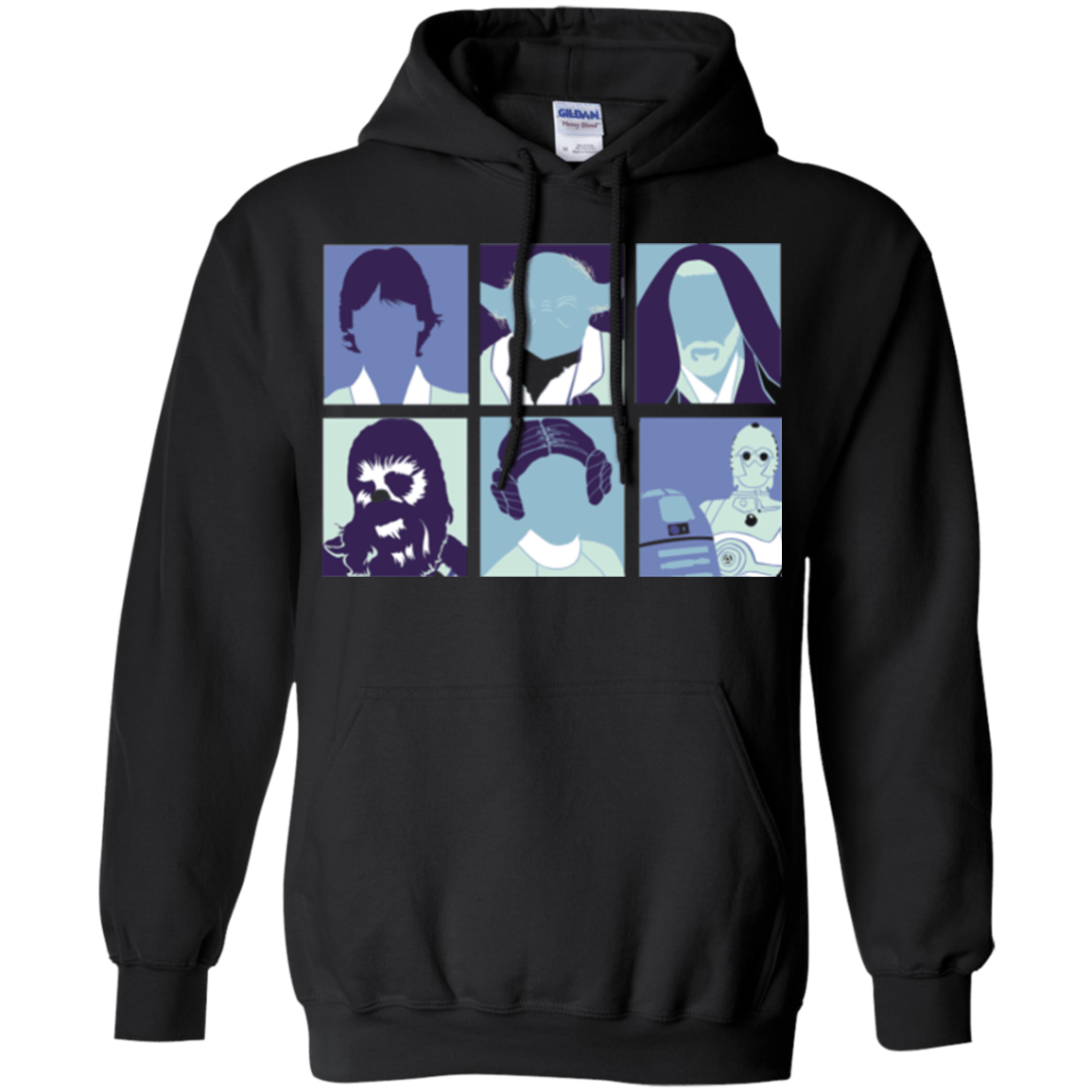 Sweatshirts Black / Small Wars pop Pullover Hoodie