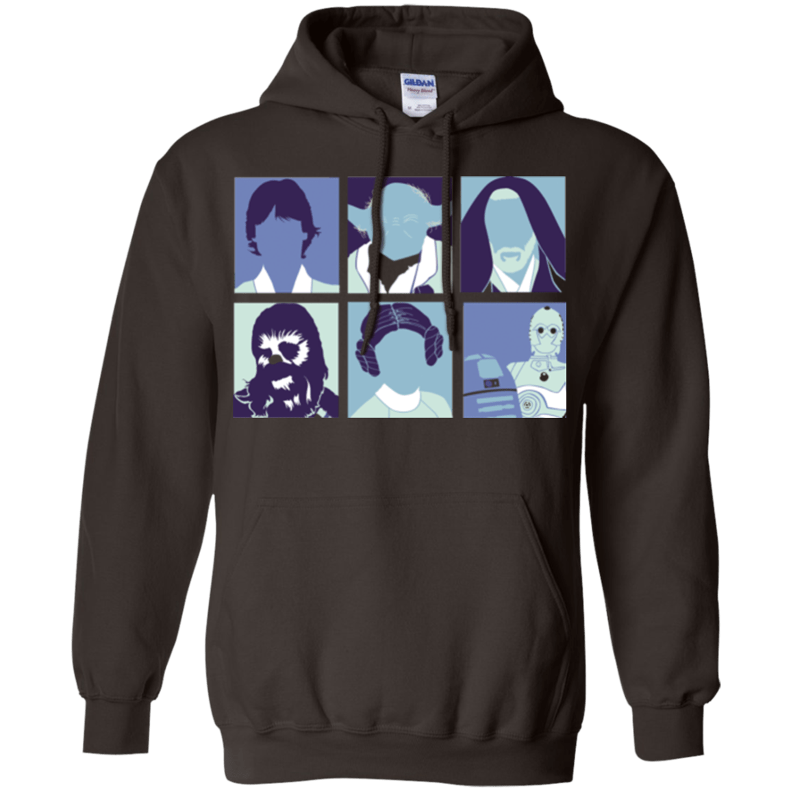 Sweatshirts Dark Chocolate / Small Wars pop Pullover Hoodie