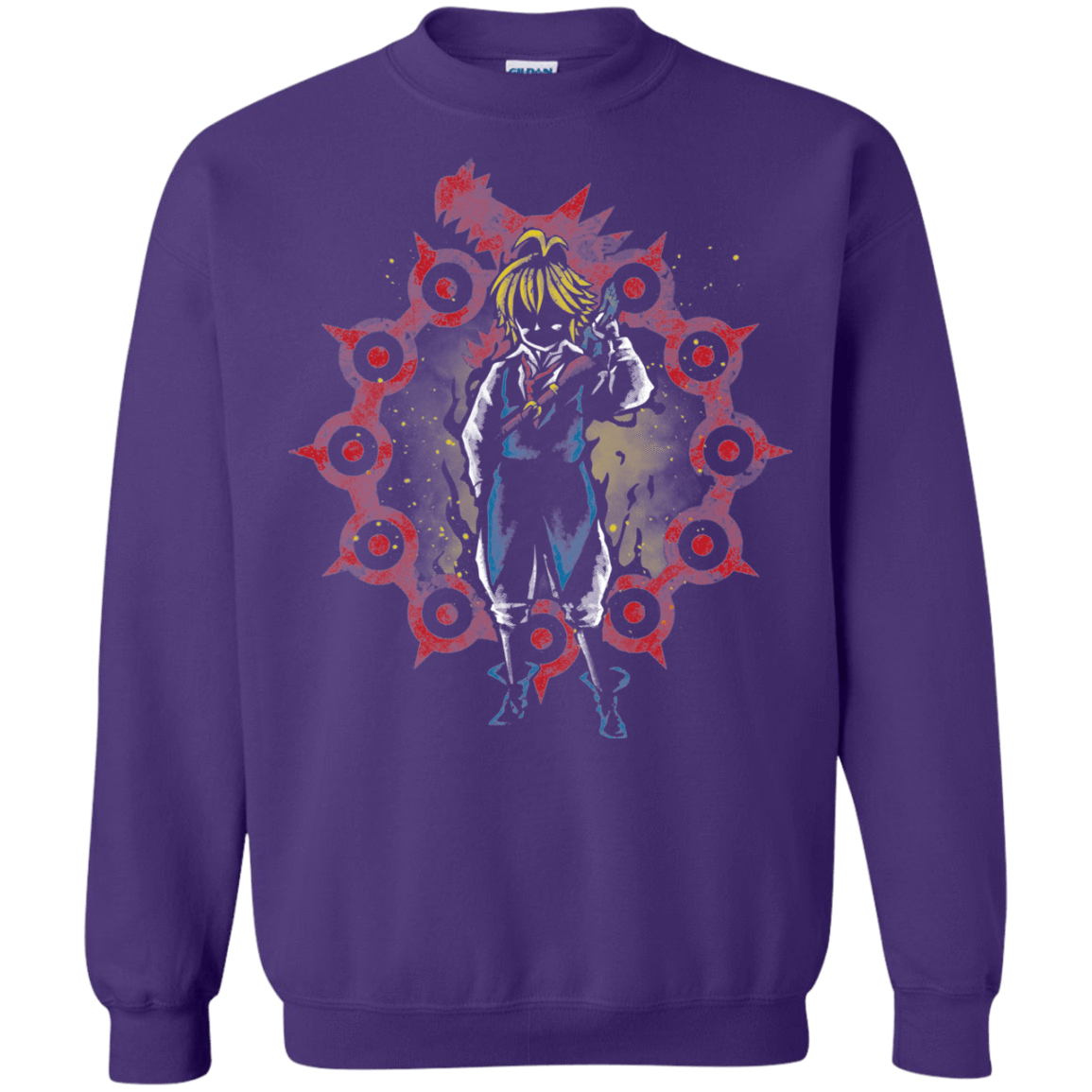 Sweatshirts Purple / S Warth Hero Crewneck Sweatshirt