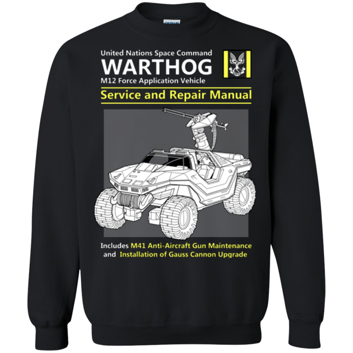 Sweatshirts Black / Small WARTHOG SERVICE AND REPAIR MANUAL Crewneck Sweatshirt