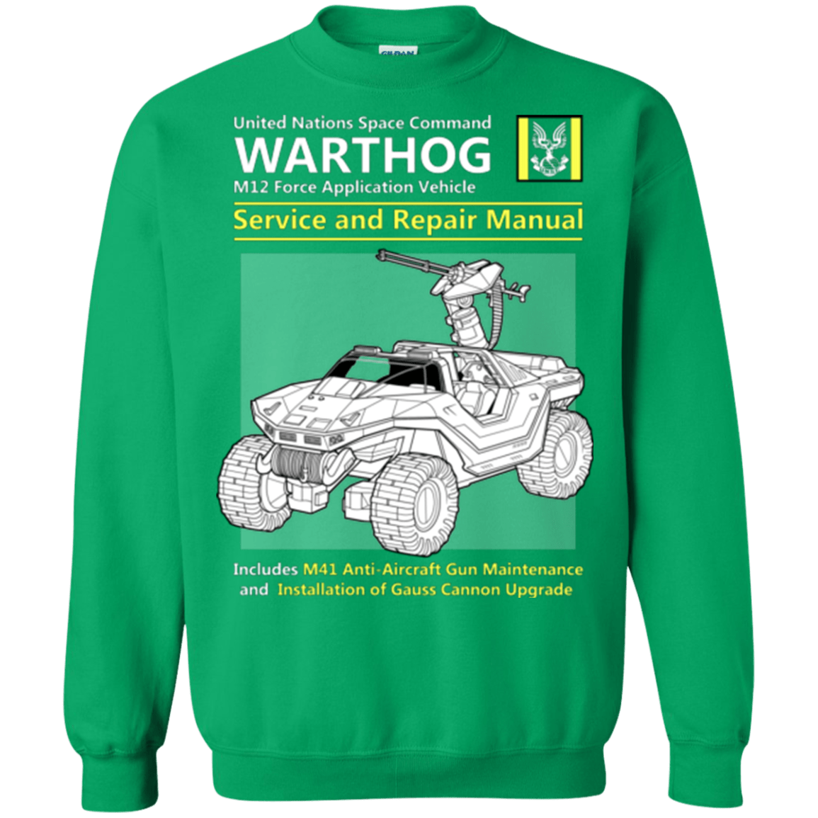 Sweatshirts Irish Green / Small WARTHOG SERVICE AND REPAIR MANUAL Crewneck Sweatshirt
