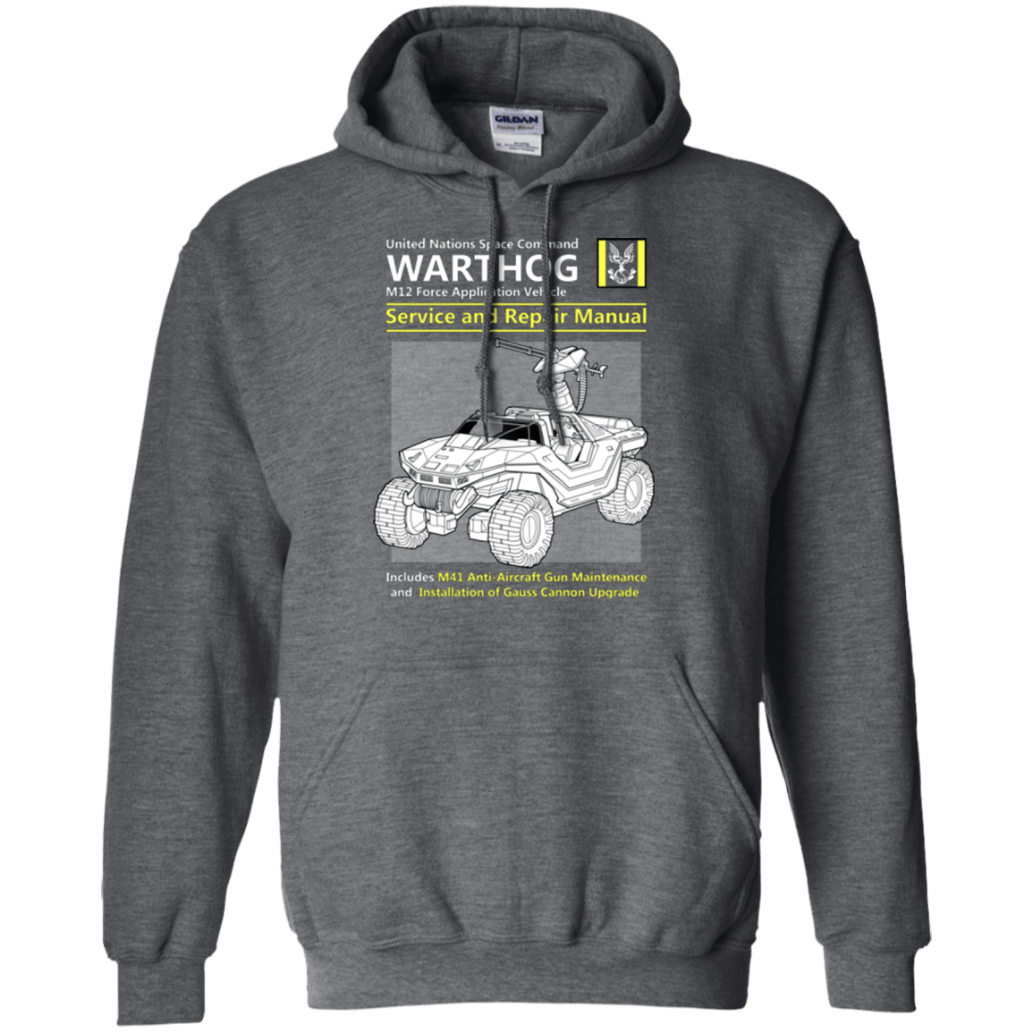 Sweatshirts Dark Heather / Small WARTHOG SERVICE AND REPAIR MANUAL Pullover Hoodie