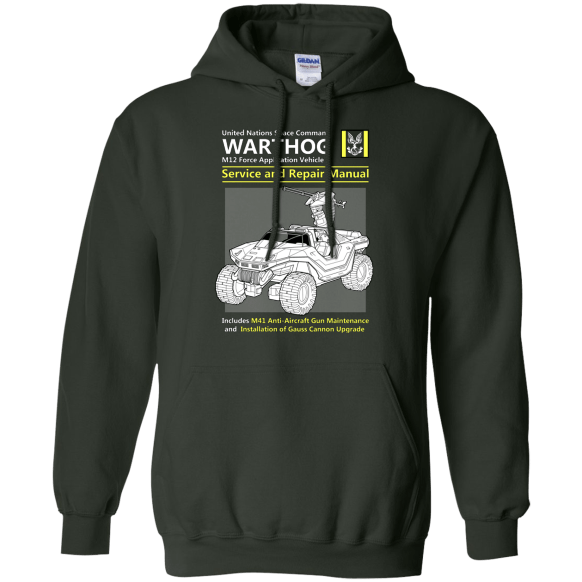 Sweatshirts Forest Green / Small WARTHOG SERVICE AND REPAIR MANUAL Pullover Hoodie