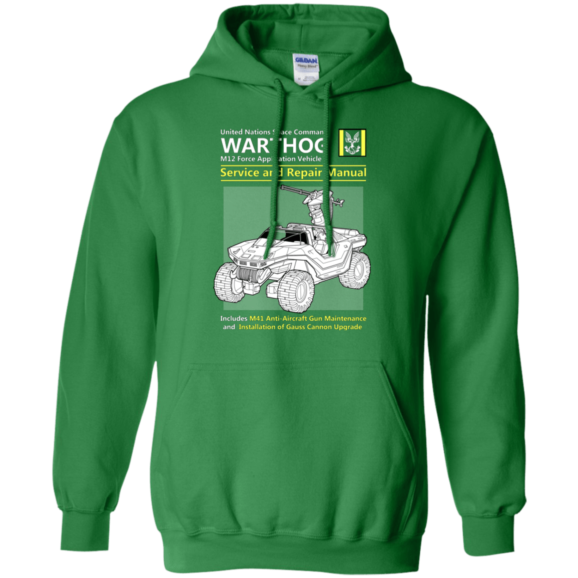 Sweatshirts Irish Green / Small WARTHOG SERVICE AND REPAIR MANUAL Pullover Hoodie