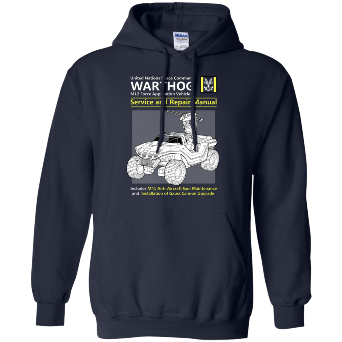 Sweatshirts Navy / Small WARTHOG SERVICE AND REPAIR MANUAL Pullover Hoodie