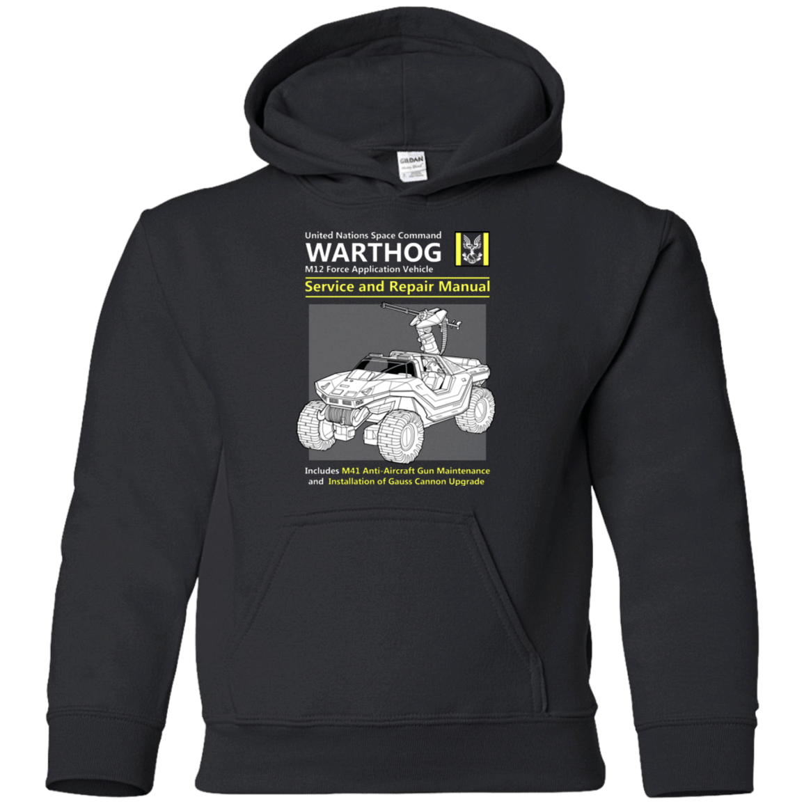Sweatshirts Black / YS WARTHOG SERVICE AND REPAIR MANUAL Youth Hoodie