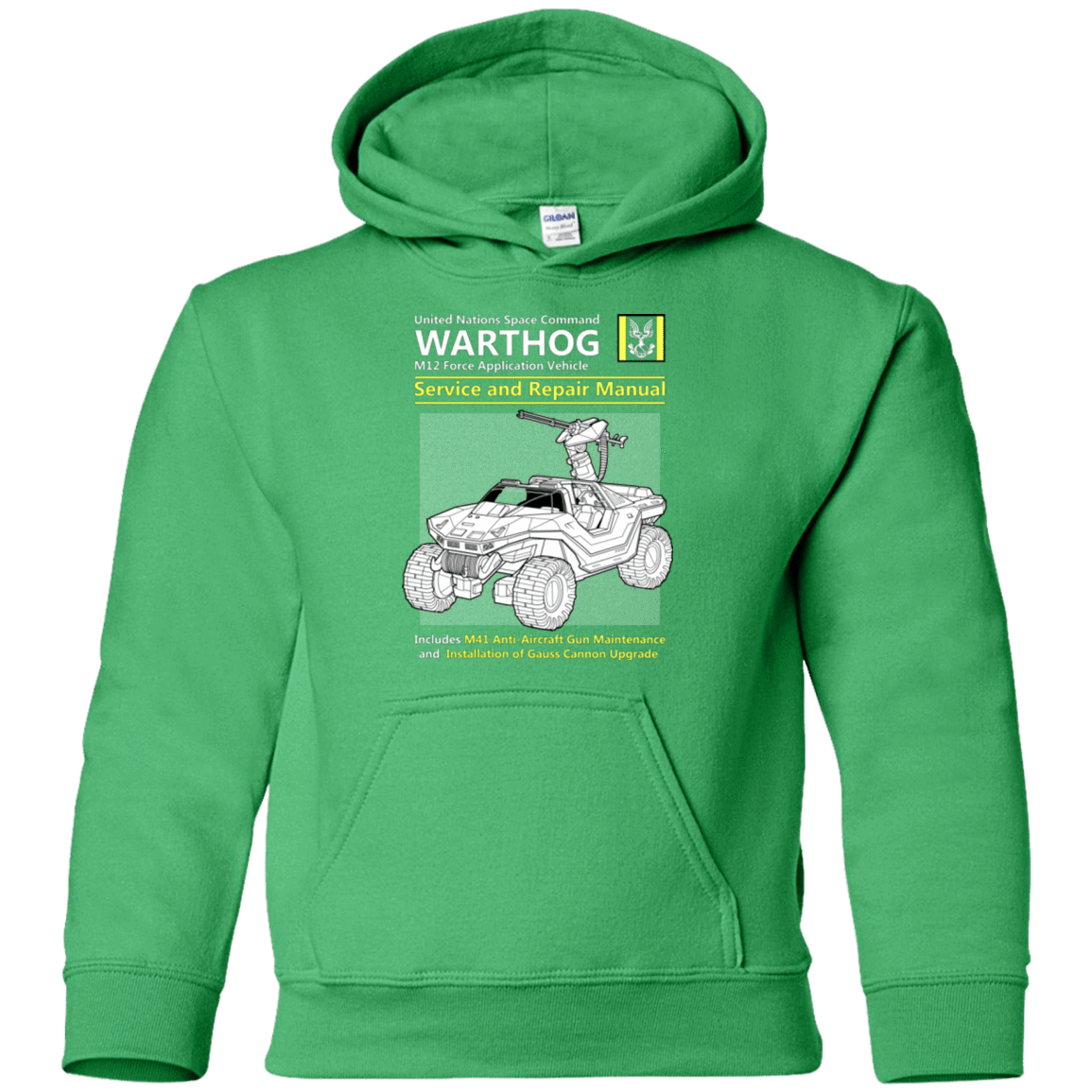 Sweatshirts Irish Green / YS WARTHOG SERVICE AND REPAIR MANUAL Youth Hoodie