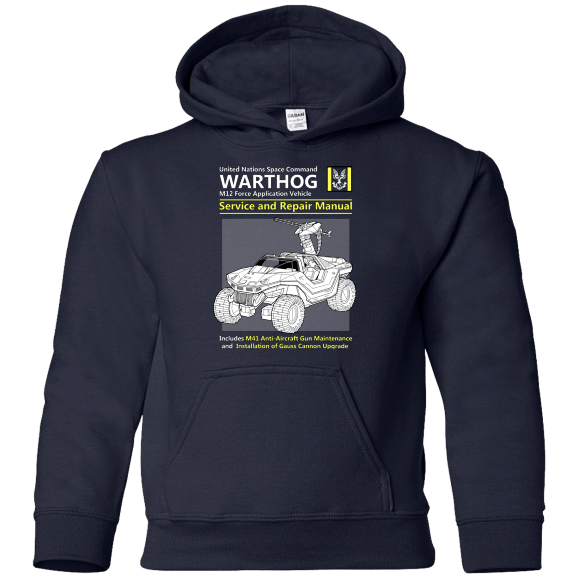 Sweatshirts Navy / YS WARTHOG SERVICE AND REPAIR MANUAL Youth Hoodie
