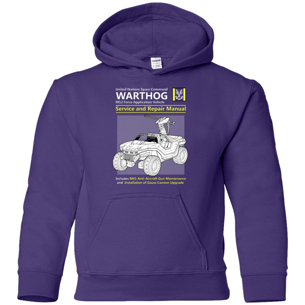 Sweatshirts Purple / YS WARTHOG SERVICE AND REPAIR MANUAL Youth Hoodie