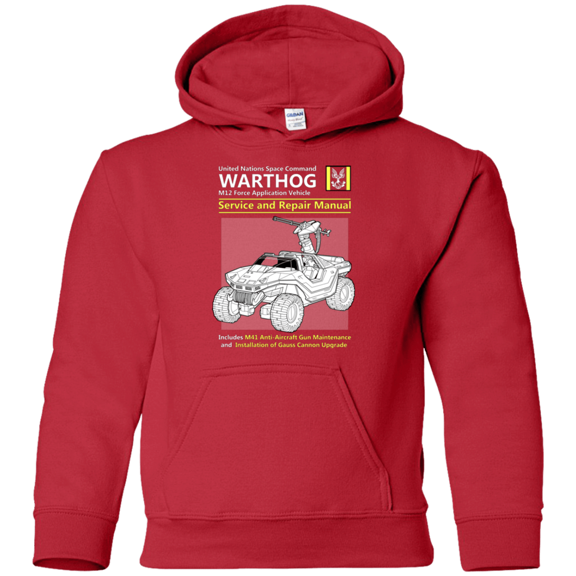 Sweatshirts Red / YS WARTHOG SERVICE AND REPAIR MANUAL Youth Hoodie