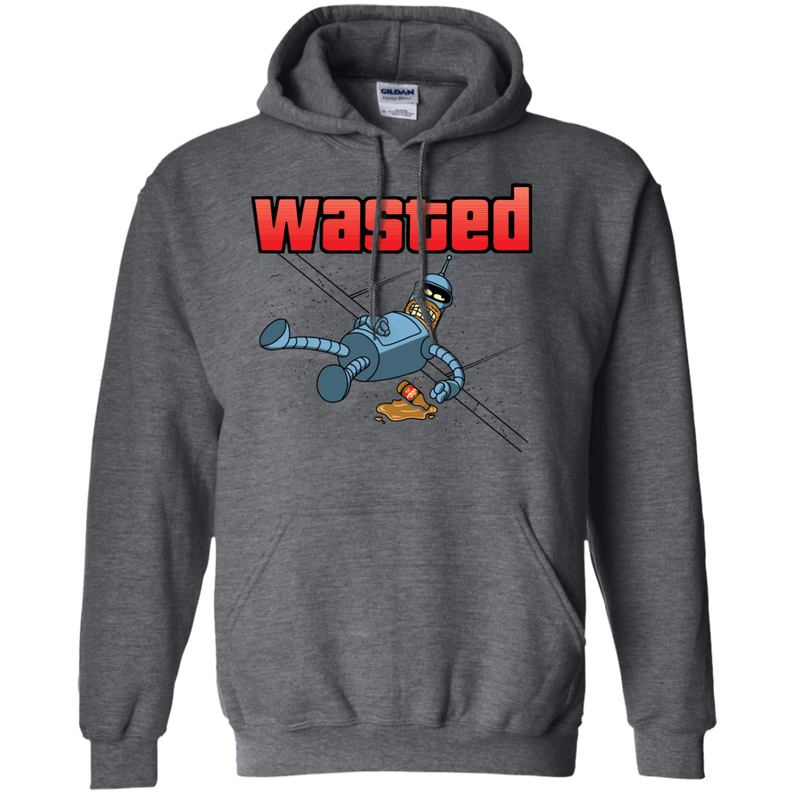 Sweatshirts Dark Heather / S Wasted Pullover Hoodie
