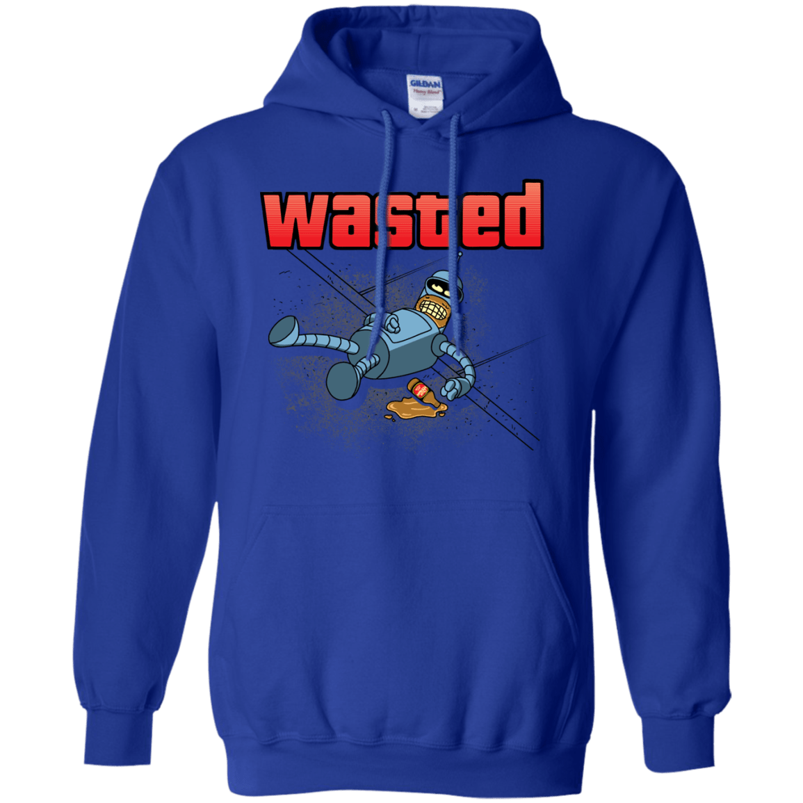 Sweatshirts Royal / S Wasted Pullover Hoodie