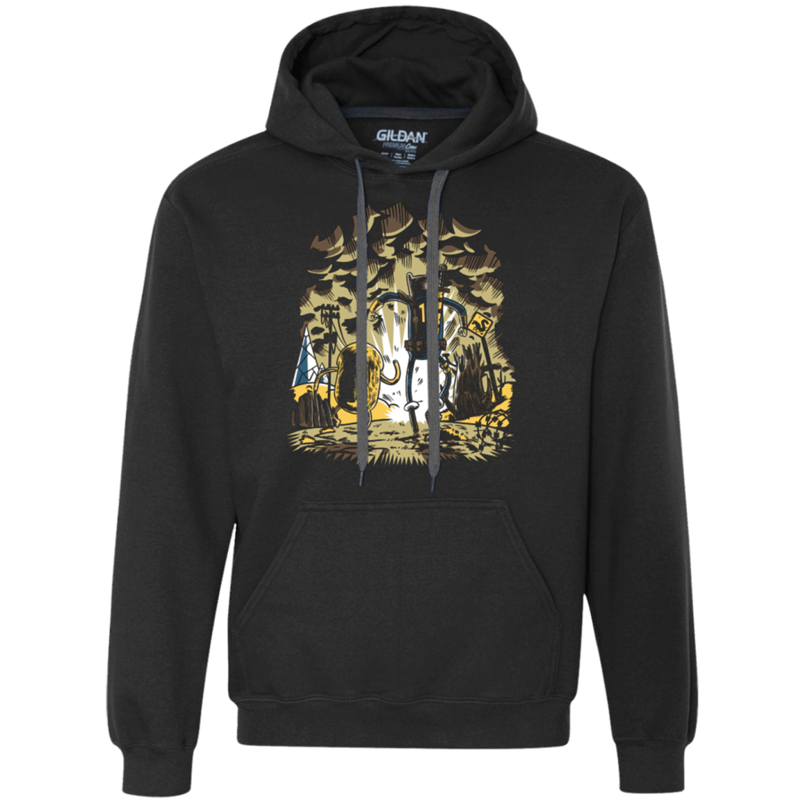 Sweatshirts Black / Small wasteland time Premium Fleece Hoodie