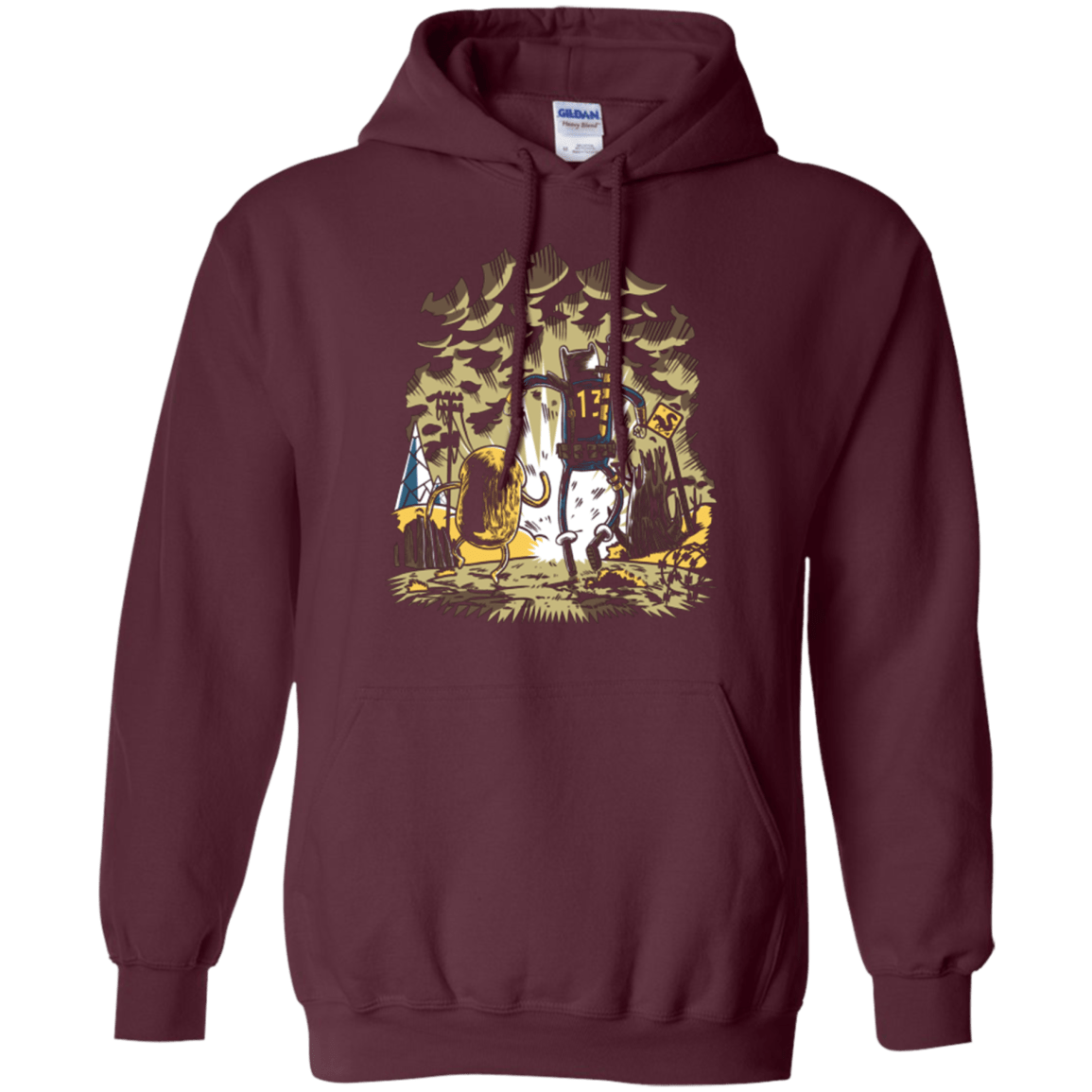Sweatshirts Maroon / Small wasteland time Pullover Hoodie