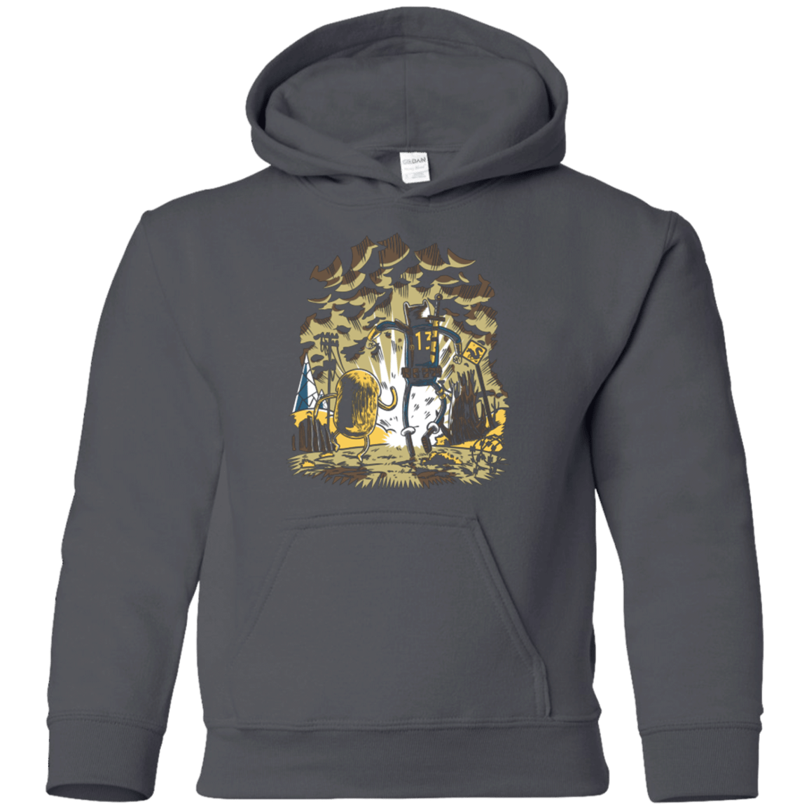 Sweatshirts Charcoal / YS wasteland time Youth Hoodie