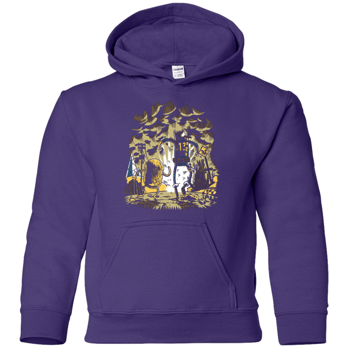 Sweatshirts Purple / YS wasteland time Youth Hoodie