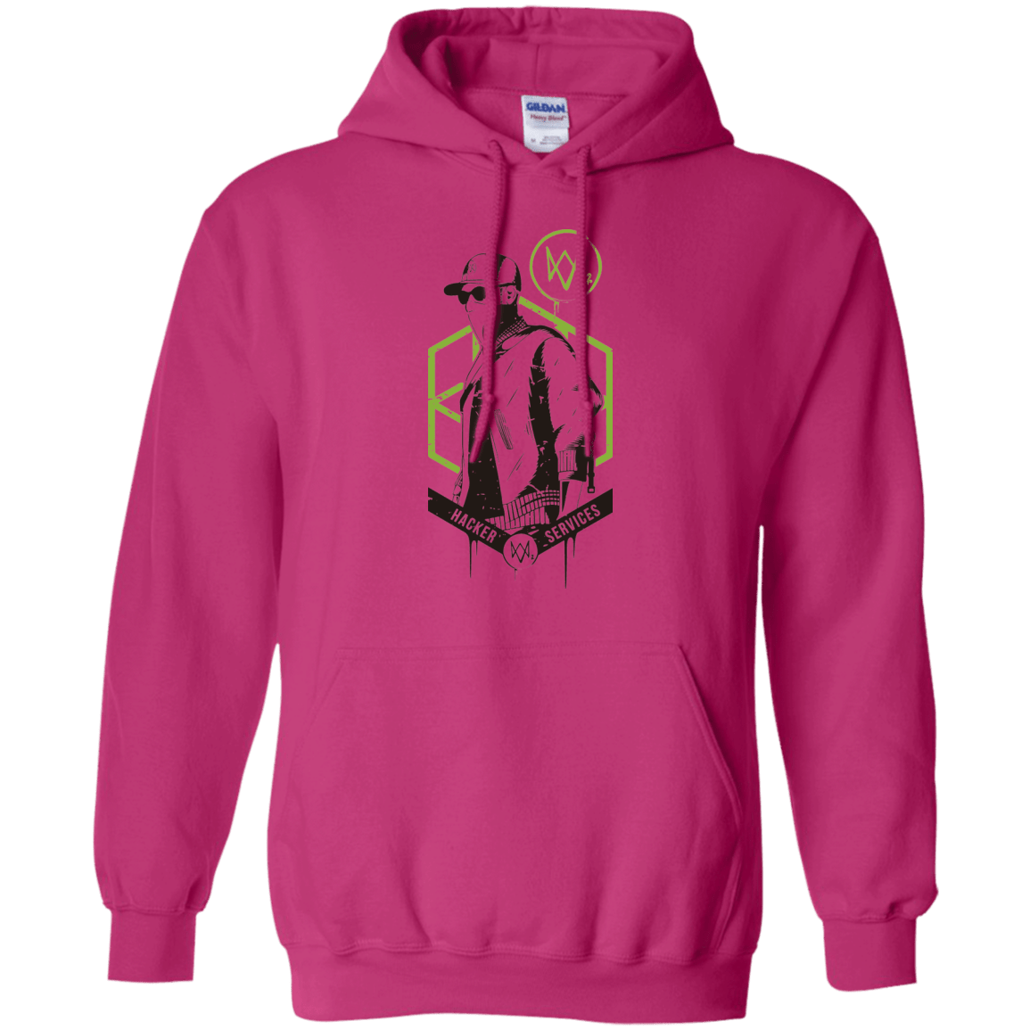 Sweatshirts Heliconia / Small Watch Dogs 2 Hacker Services Pullover Hoodie