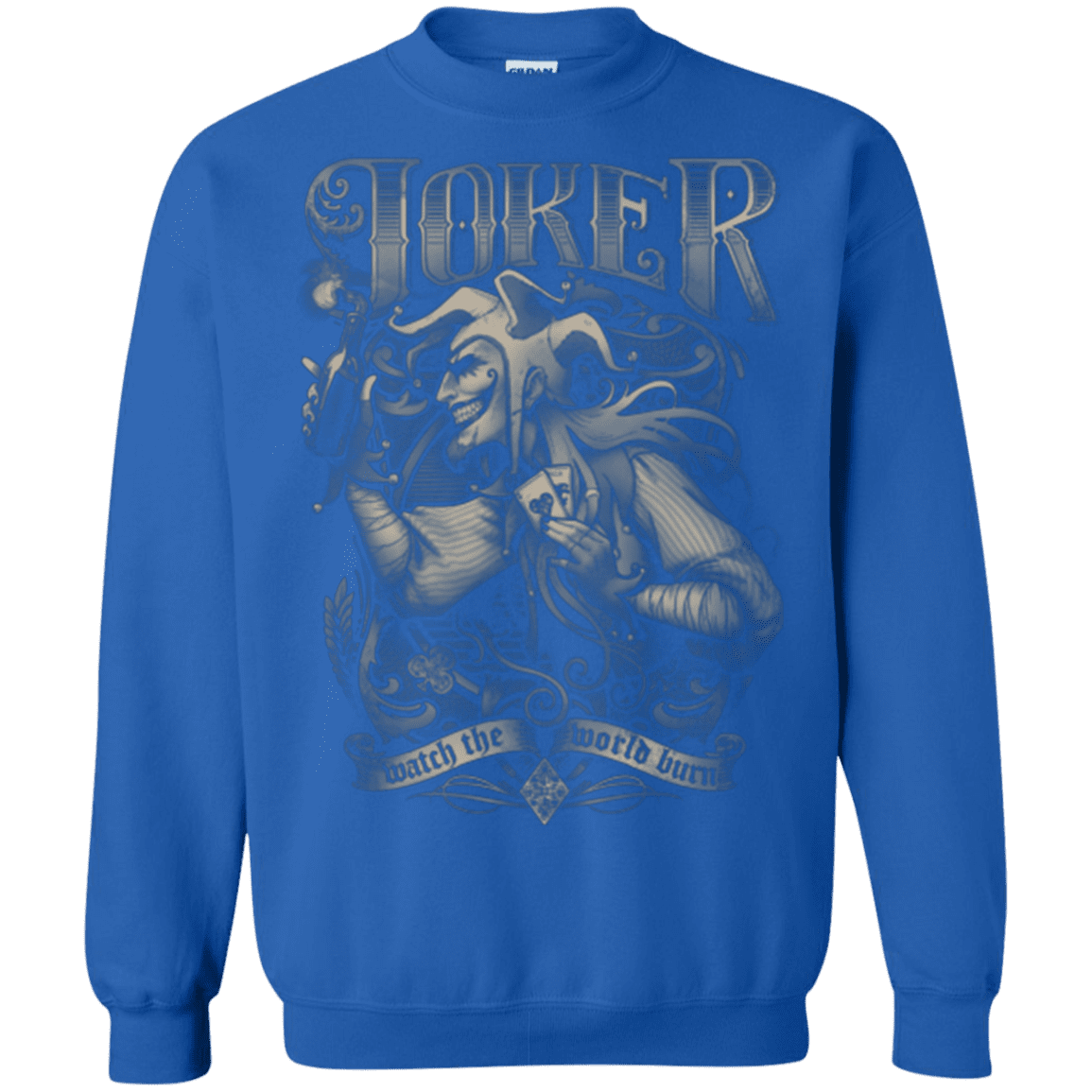 Sweatshirts Royal / Small Watch the world burn Crewneck Sweatshirt