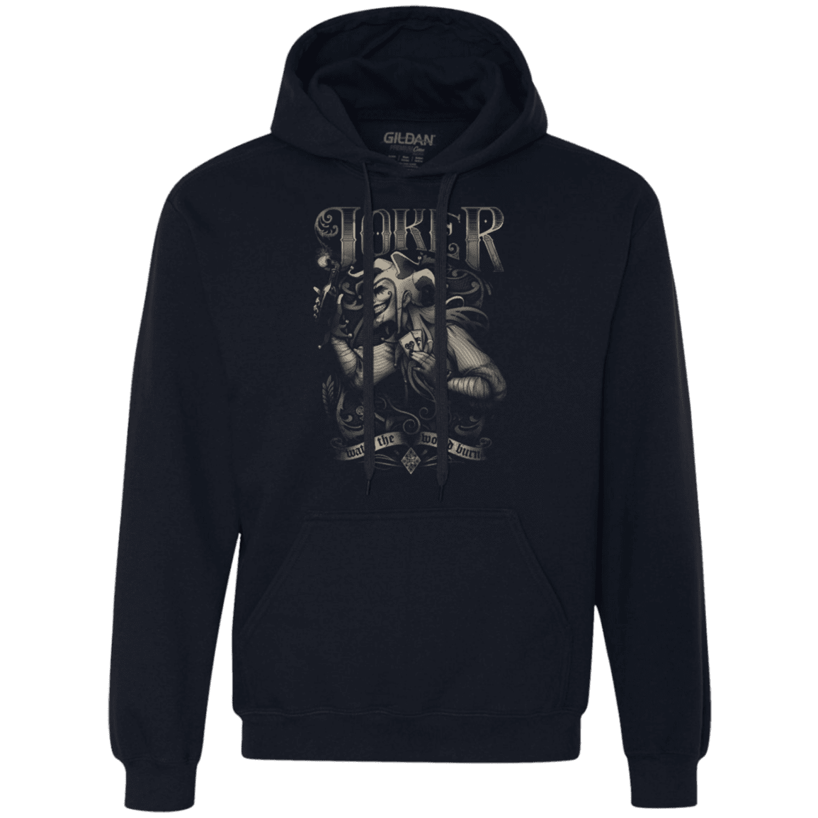Sweatshirts Navy / Small Watch the world burn Premium Fleece Hoodie