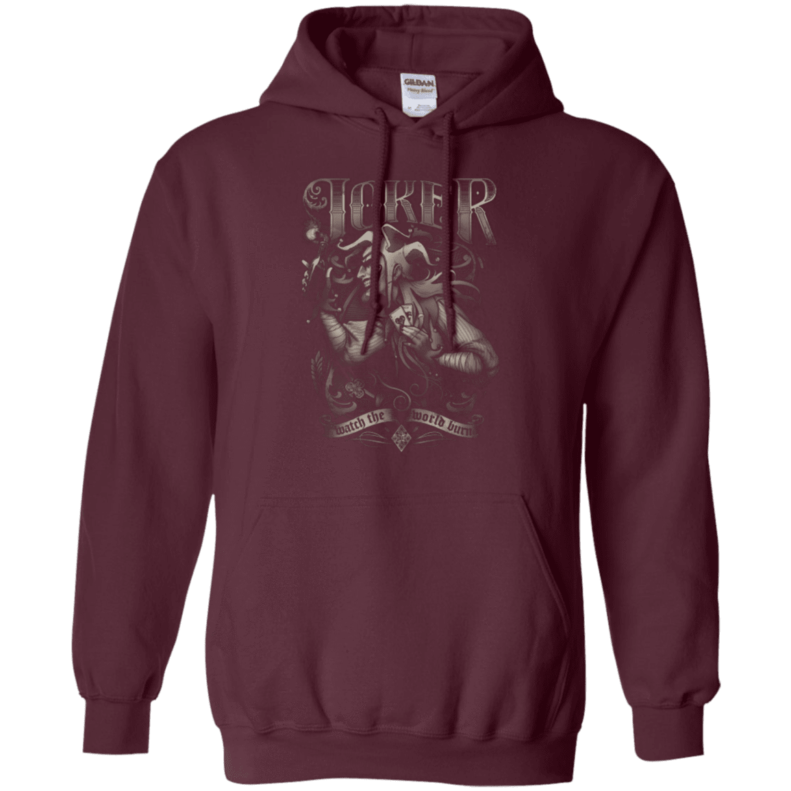 Sweatshirts Maroon / Small Watch the world burn Pullover Hoodie