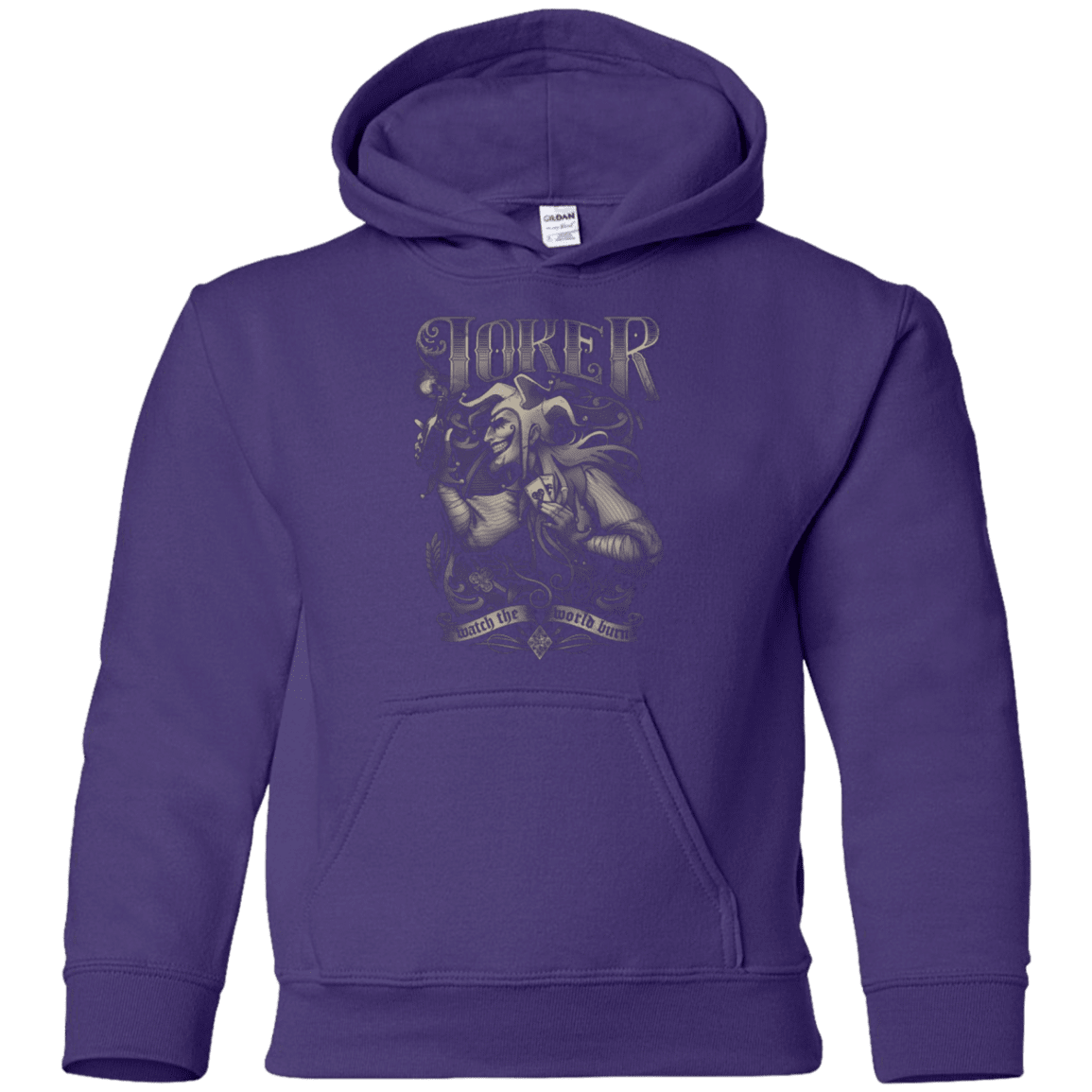 Sweatshirts Purple / YS Watch the world burn Youth Hoodie