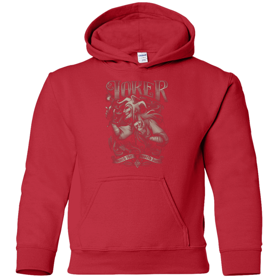 Sweatshirts Red / YS Watch the world burn Youth Hoodie