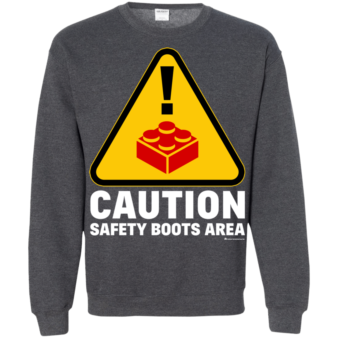 Sweatshirts Dark Heather / Small Watch Your Step Crewneck Sweatshirt
