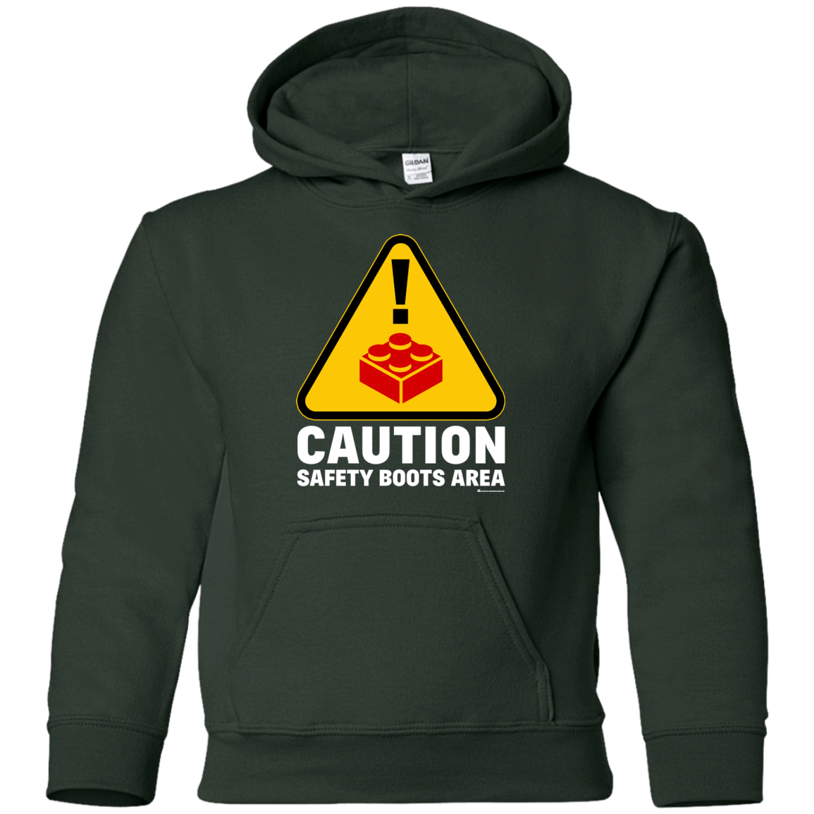Sweatshirts Forest Green / YS Watch Your Step Youth Hoodie