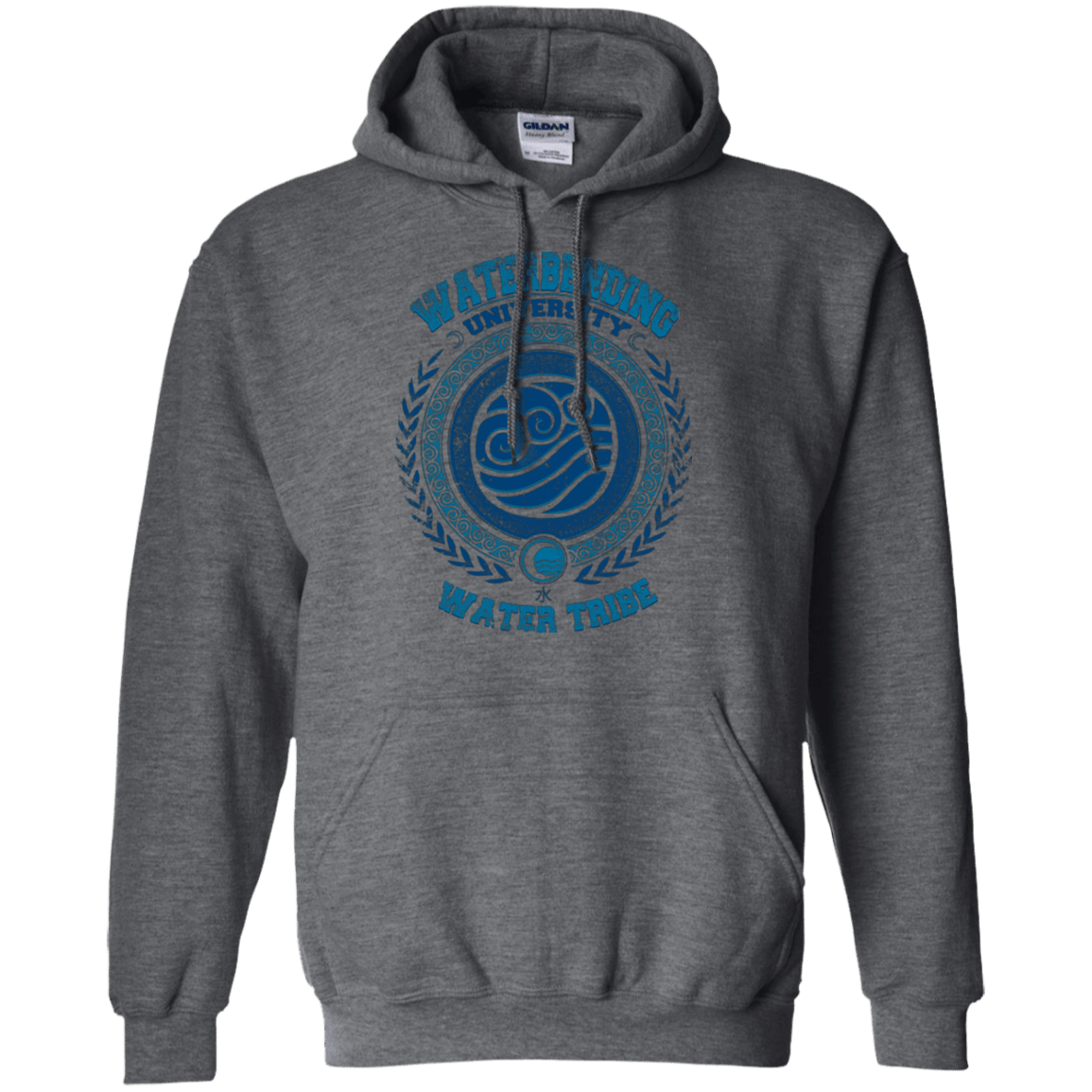 Sweatshirts Dark Heather / Small Waterbending University Pullover Hoodie