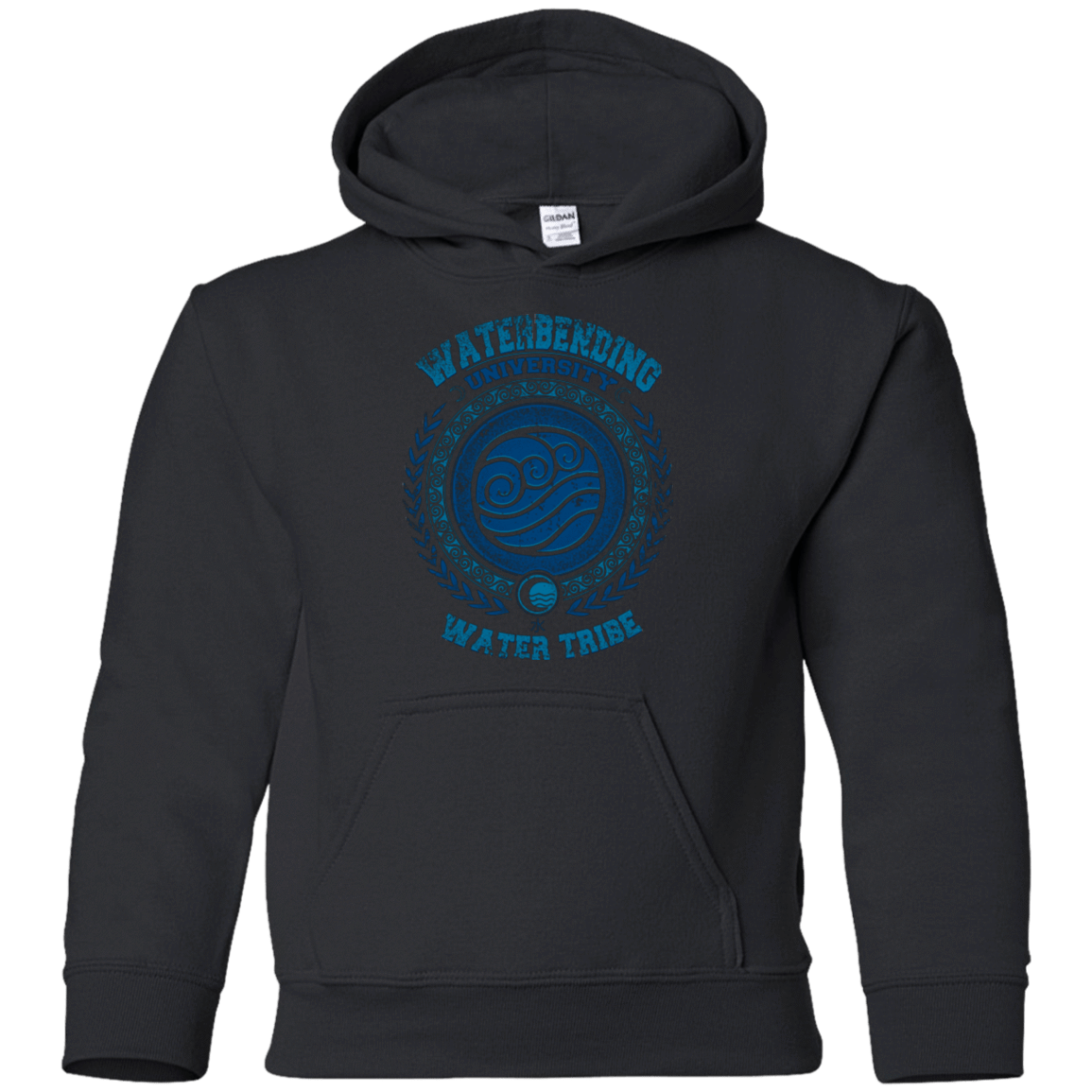 Sweatshirts Black / YS Waterbending University Youth Hoodie