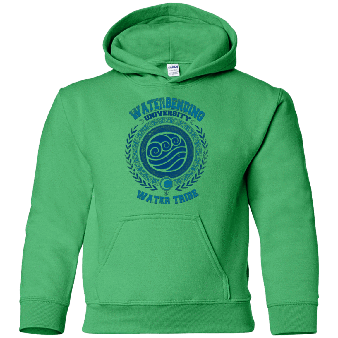 Sweatshirts Irish Green / YS Waterbending University Youth Hoodie