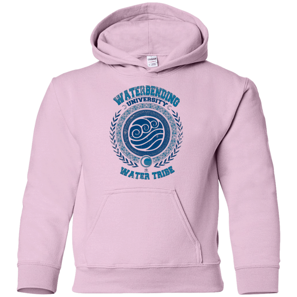 Sweatshirts Light Pink / YS Waterbending University Youth Hoodie