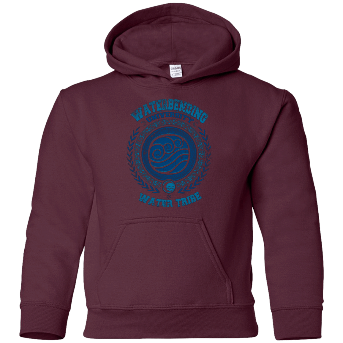 Sweatshirts Maroon / YS Waterbending University Youth Hoodie