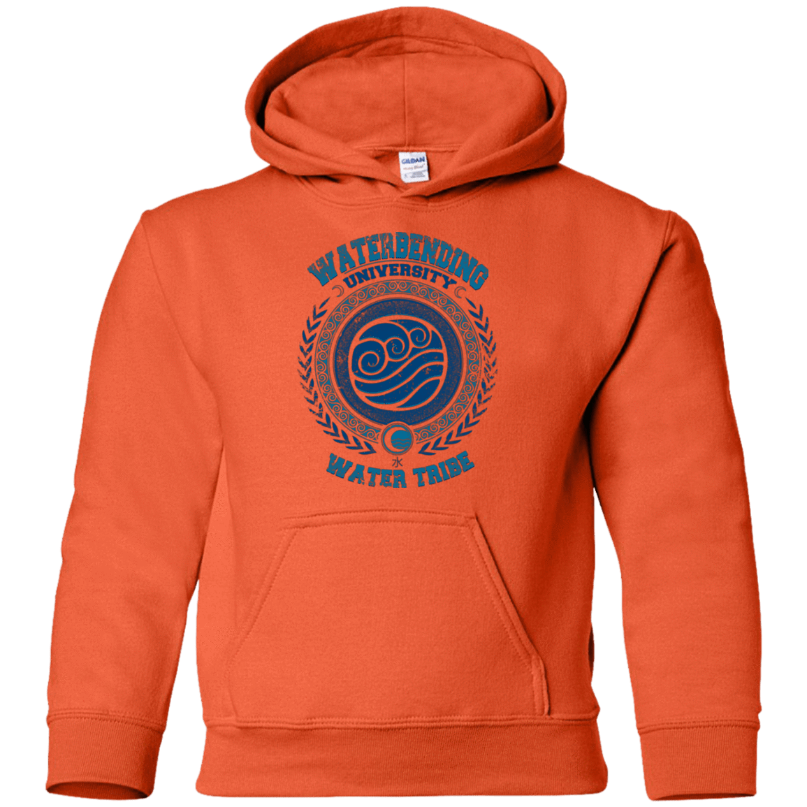 Sweatshirts Orange / YS Waterbending University Youth Hoodie