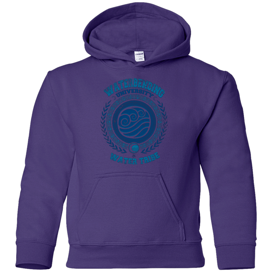 Sweatshirts Purple / YS Waterbending University Youth Hoodie