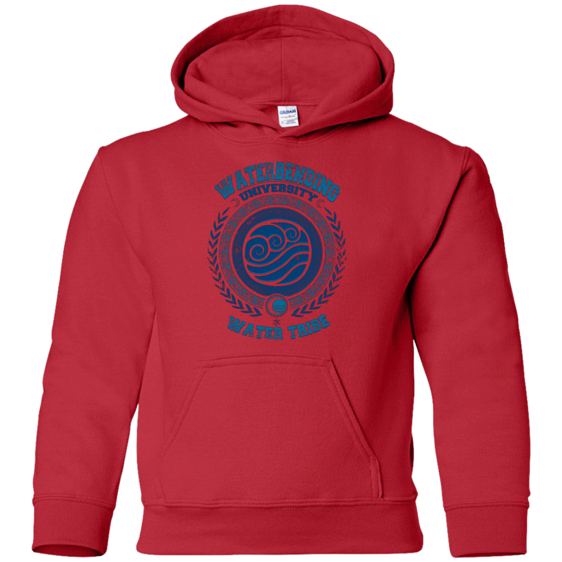 Sweatshirts Red / YS Waterbending University Youth Hoodie