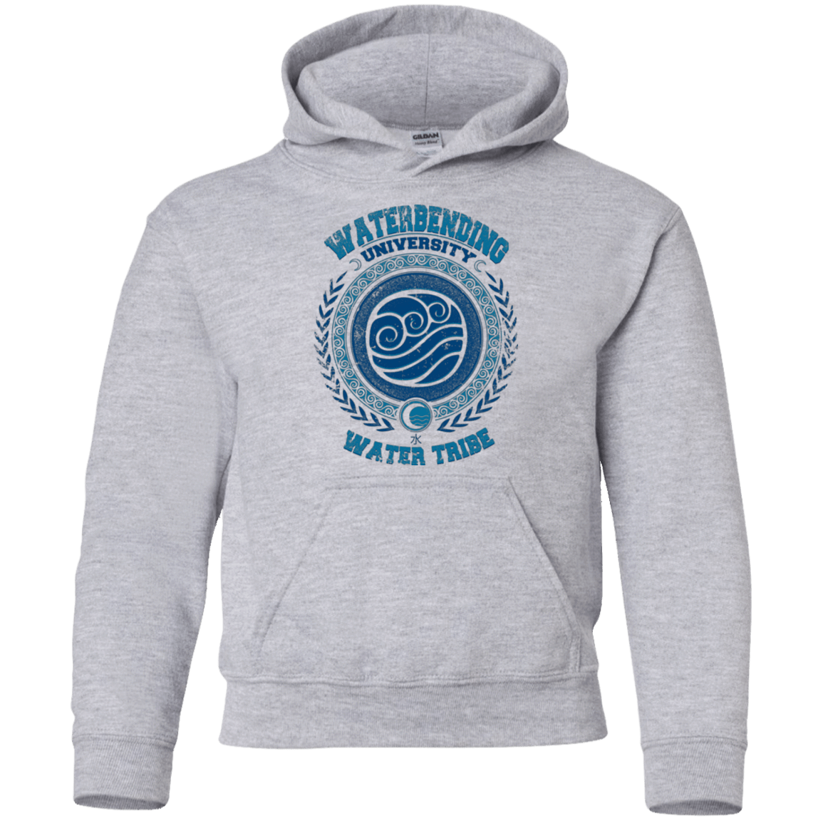 Sweatshirts Sport Grey / YS Waterbending University Youth Hoodie