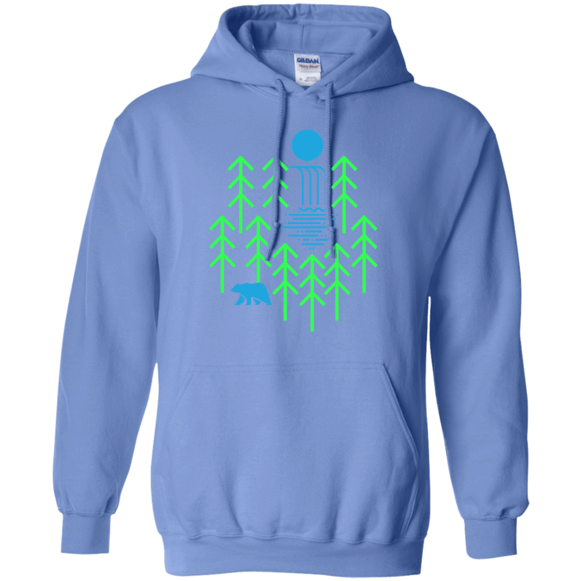 Sweatshirts Carolina Blue / S Waterfall Lake Pullover Hoodie
