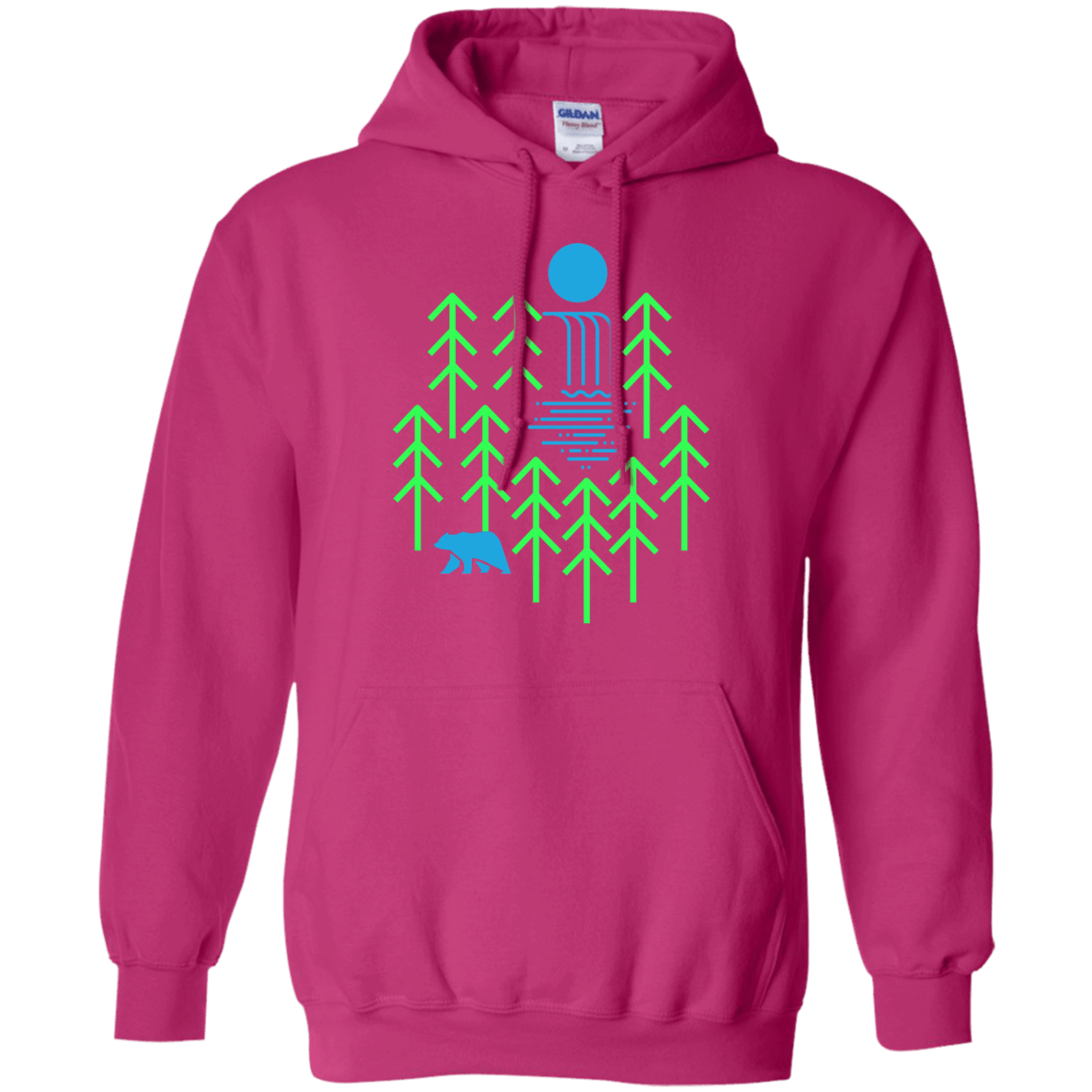 Sweatshirts Heliconia / S Waterfall Lake Pullover Hoodie