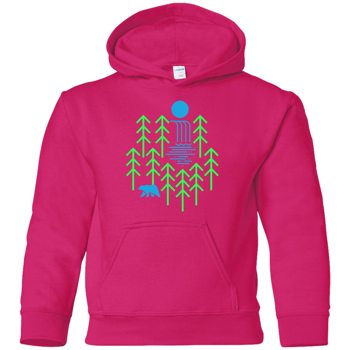 Sweatshirts Heliconia / YS Waterfall Lake Youth Hoodie