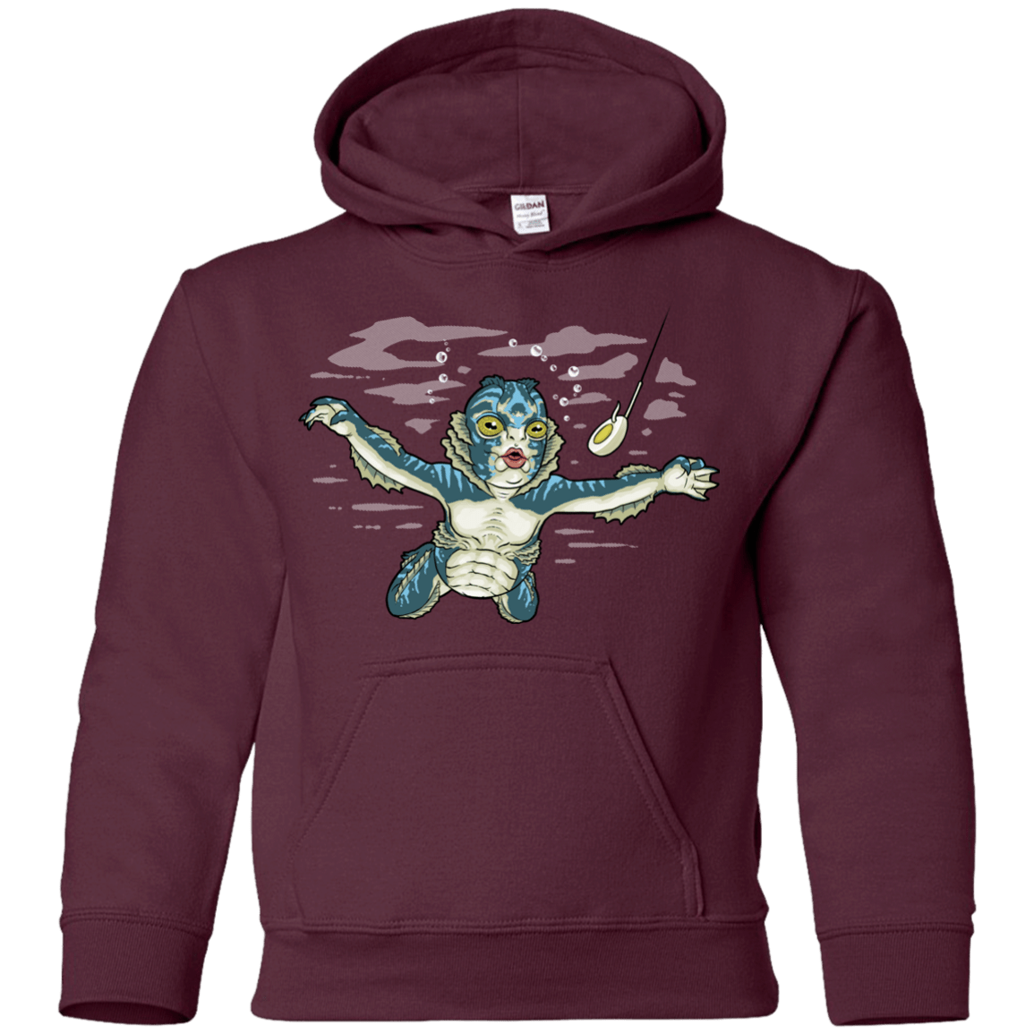 Sweatshirts Maroon / YS Watermind Youth Hoodie