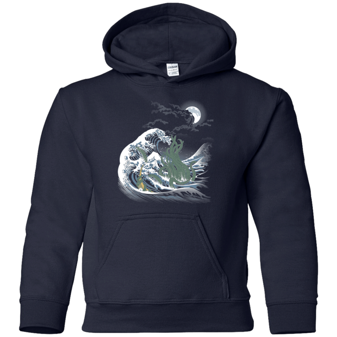 Sweatshirts Navy / YS Wave Of R'lyeh Youth Hoodie