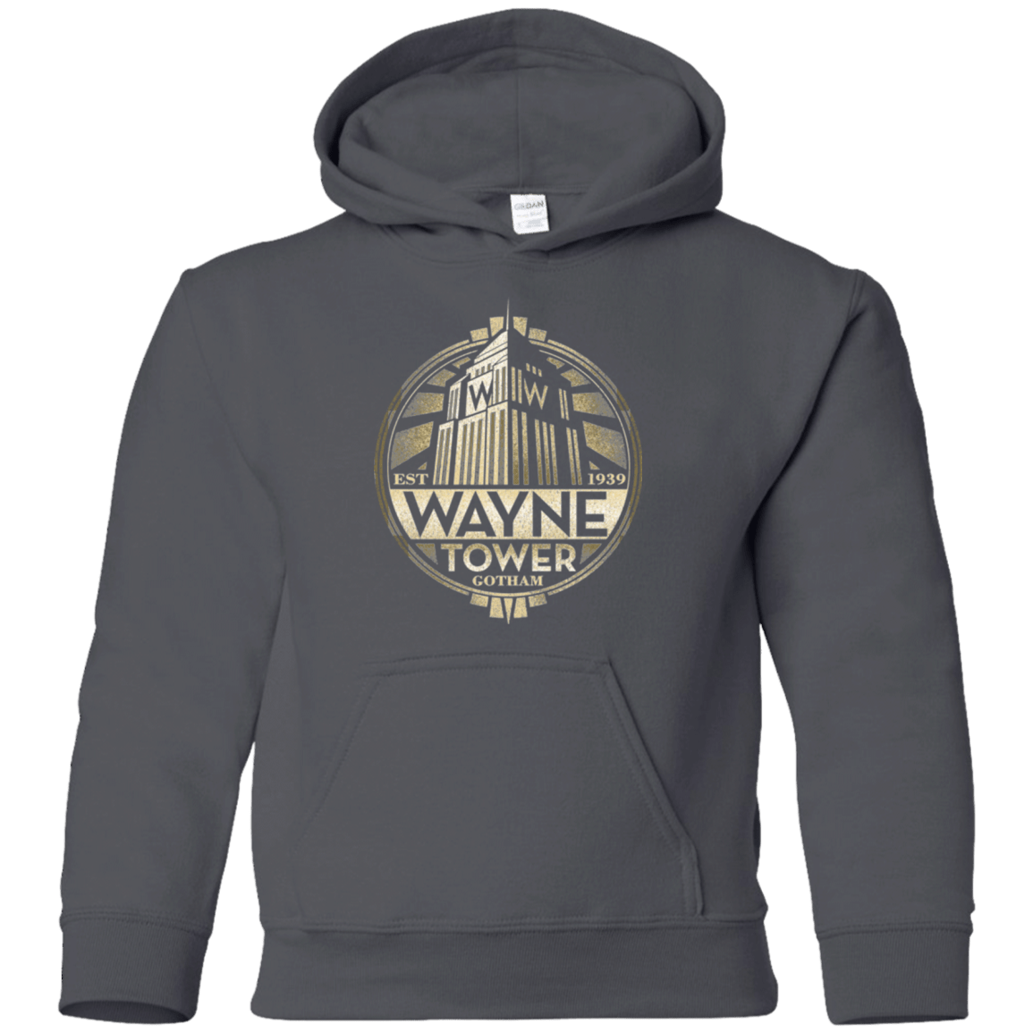 Sweatshirts Charcoal / YS Wayne Tower Youth Hoodie