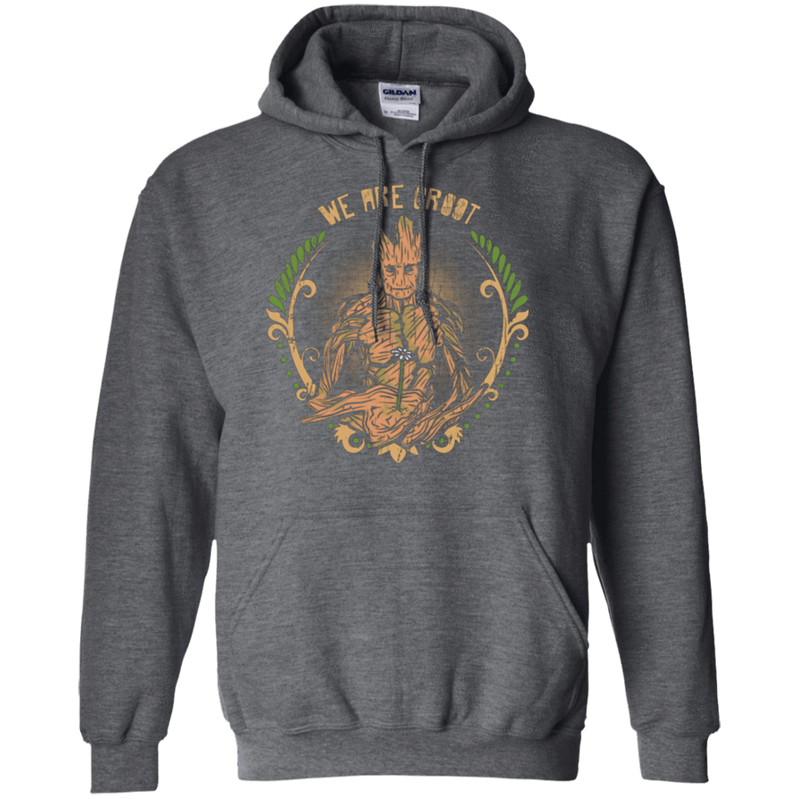 Sweatshirts Dark Heather / Small We are Groot Pullover Hoodie