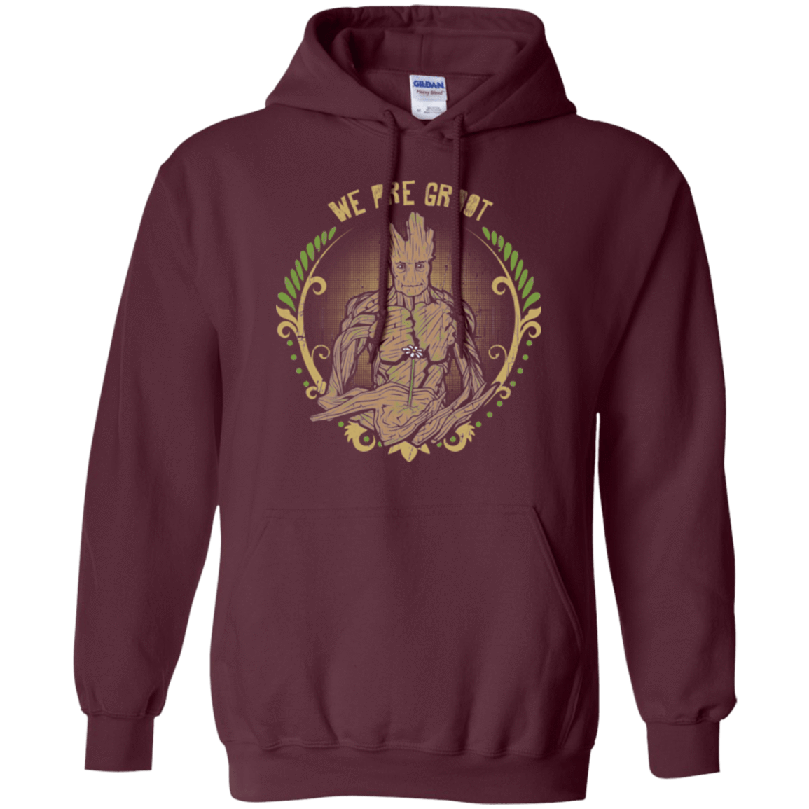 Sweatshirts Maroon / Small We are Groot Pullover Hoodie