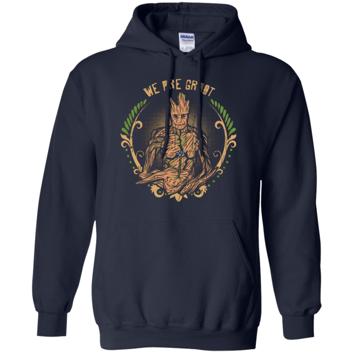 Sweatshirts Navy / Small We are Groot Pullover Hoodie
