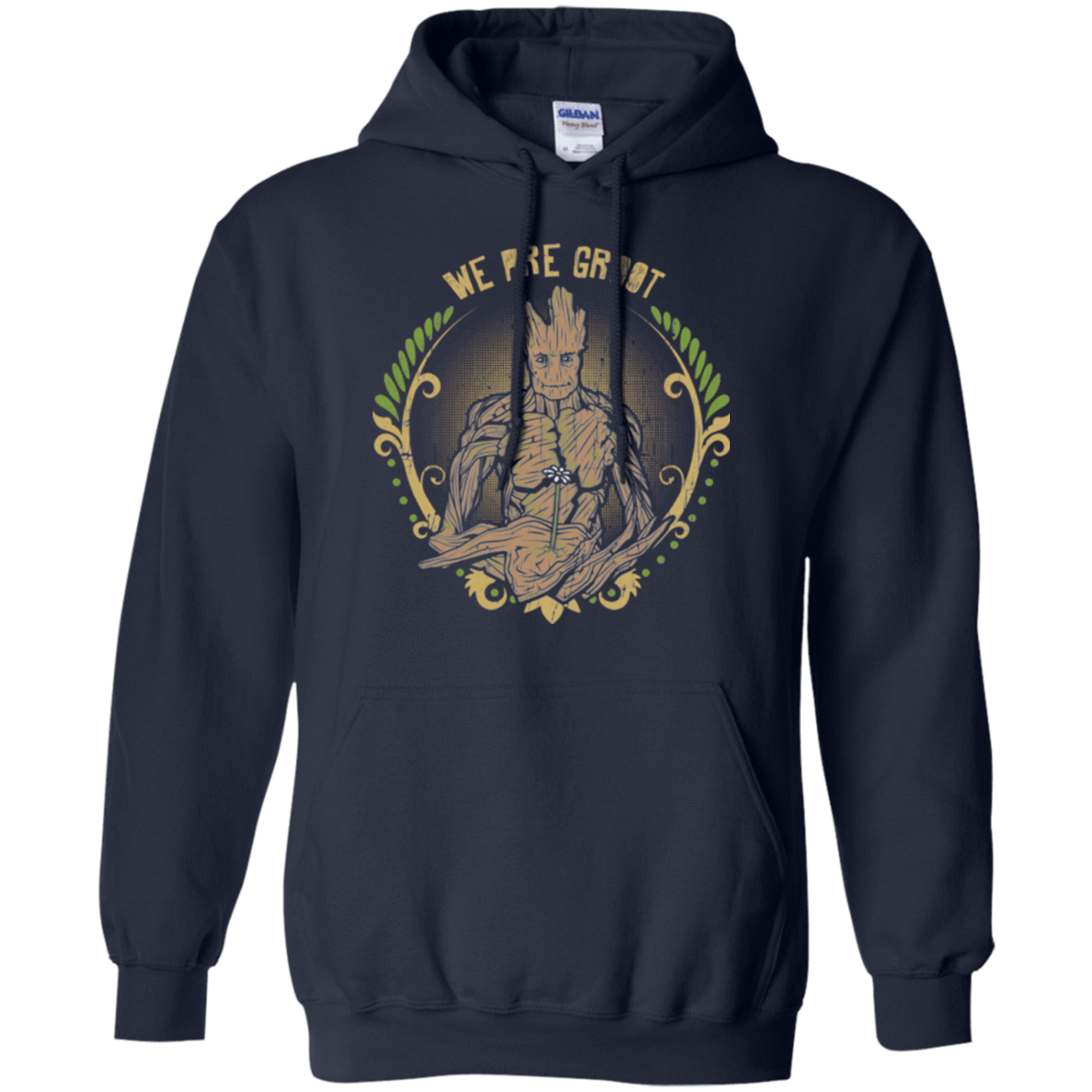 Sweatshirts Navy / Small We are Groot Pullover Hoodie