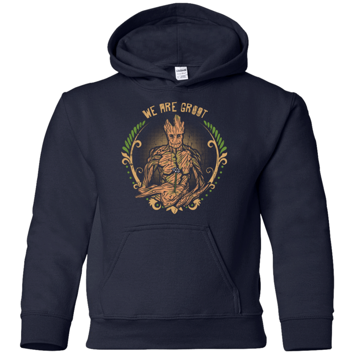 Sweatshirts Navy / YS We are Groot Youth Hoodie